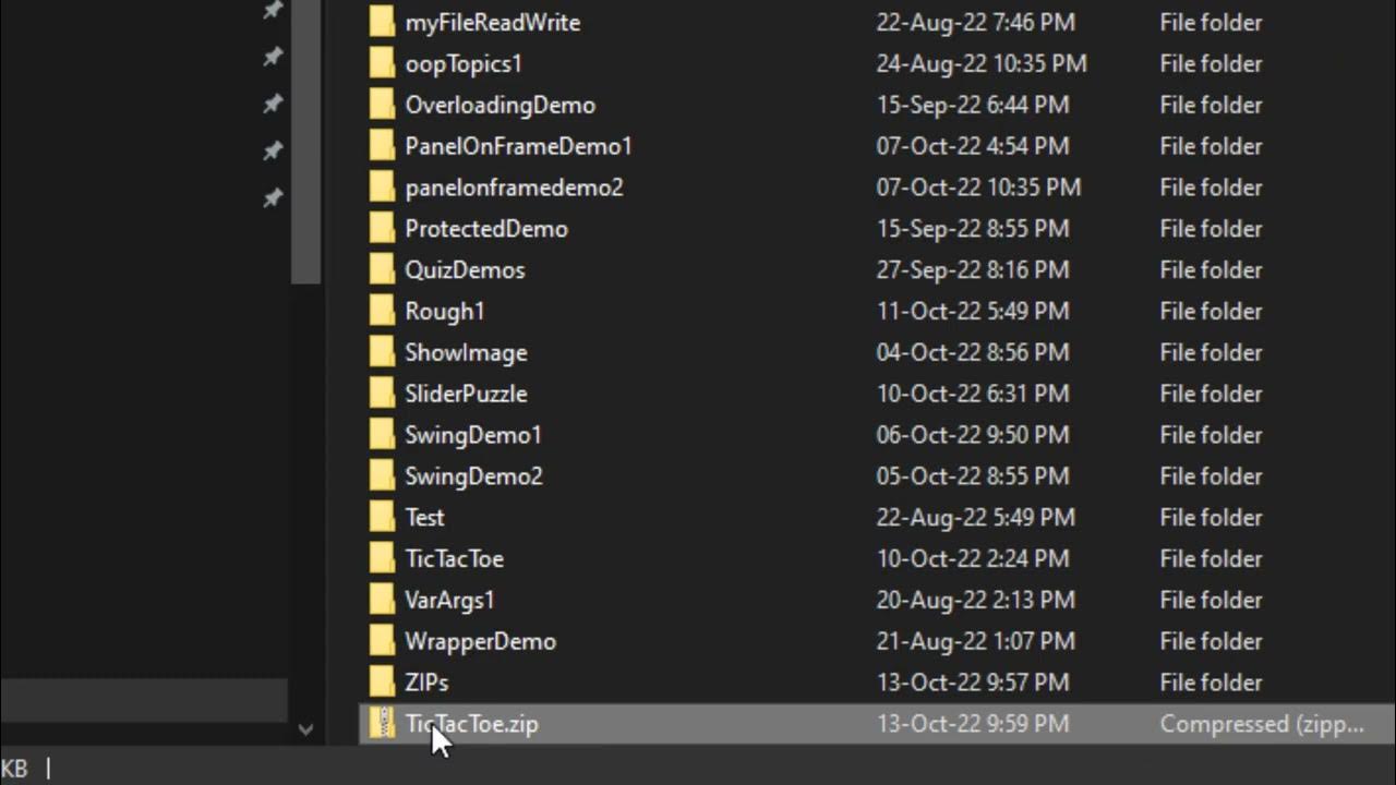 How To Zip Netbeans Prg Folder YouTube
