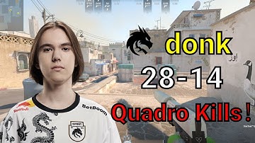 CS2 donk 28-14 (dust2) faceit voice comms POV | 2025/04/12 | #cs2 #demo
