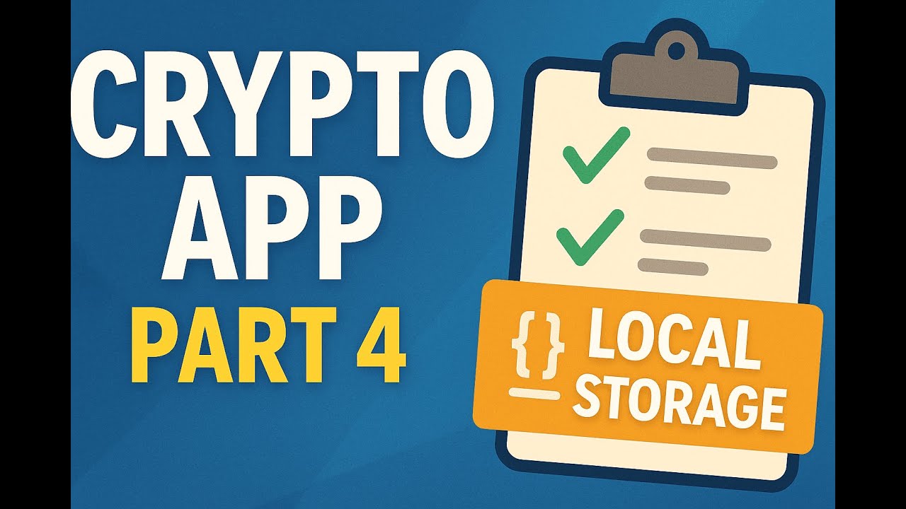 React Crypto Tracker App Part 4 – Add Favorites with LocalStorage ...