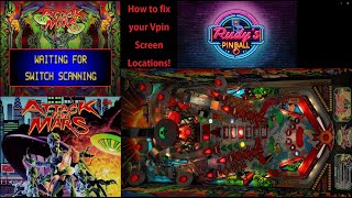 How to fix your Vpin screen locations