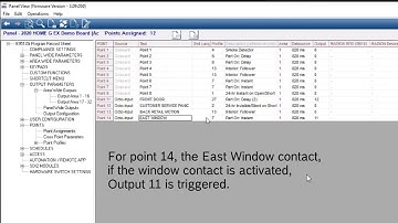 Bosch Security - Remote Programming Software - Traditional output configuration
