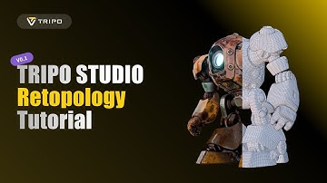 🎥 Tripo Studio Tutorial | Retopology