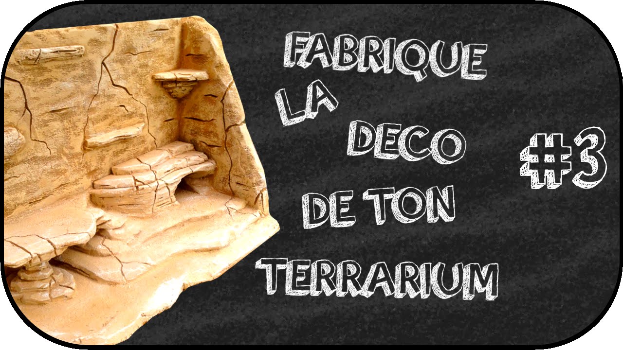 Tuto - Fabrication d'un décors / fond de terrarium #3