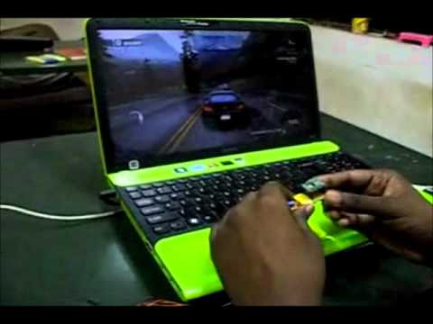 USB based Accelerometer control of NFS HP game- Robotics and Machine Intelligence-NIT Trichy
