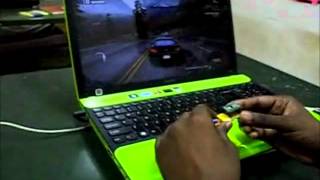 USB based Accelerometer control of NFS HP game- Robotics and Machine Intelligence-NIT Trichy