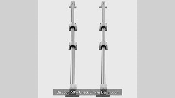 SucceBuy SFC 2PCS Linear Guide Rails SFC16 SFC20 1000/2000mm & 4 Slide Blocks High Load-Bearing for