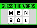 Anagrams word game 4  25 scrambled words guessing game