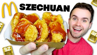McDonald's NEW Szechuan Sauce REVIEW! - Fast Food MUKBANG!