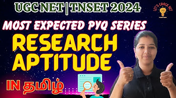 RESEARCH APTITUDE - REVISION THROUGH PYQ