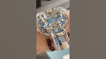 $500,000.00 HOROLOGICAL MACHINE: MB&F HM9 Flow Sapphire Vision