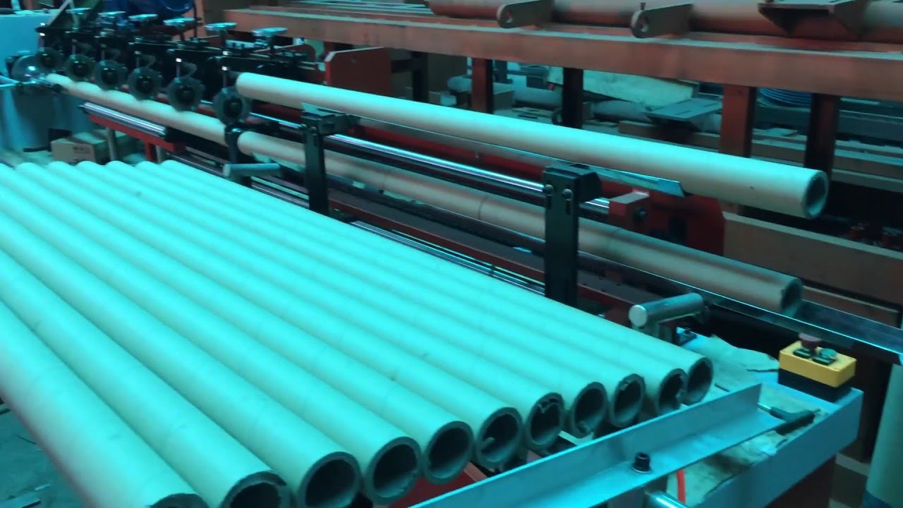 Automatic Paper Tube Recutter Paper Core Cutting Machine 