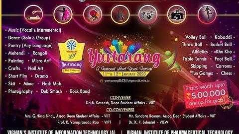 VIGNAN YUVTARANG POSTER LAUNCH 2K23