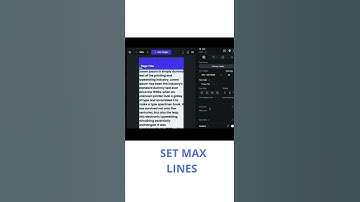 FLUTTERFLOW SET MAX LINES #flutterflow #videotutorial #flutter