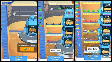 Idle Dig Factory Gameplay