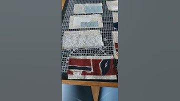 #roxysweeklychallenge week 32 fabric sample embellishments