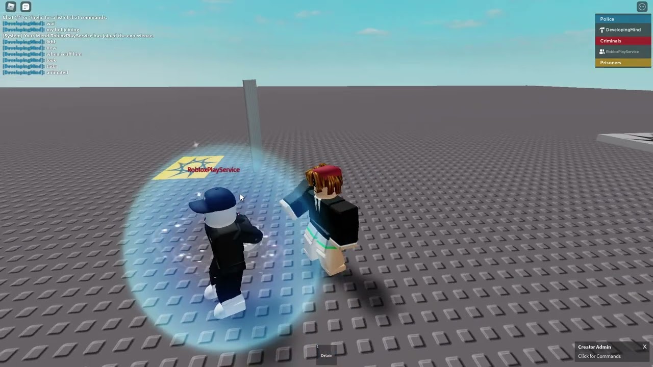 ROBLOX Animating r15 handcuffs Arrest system YouTube