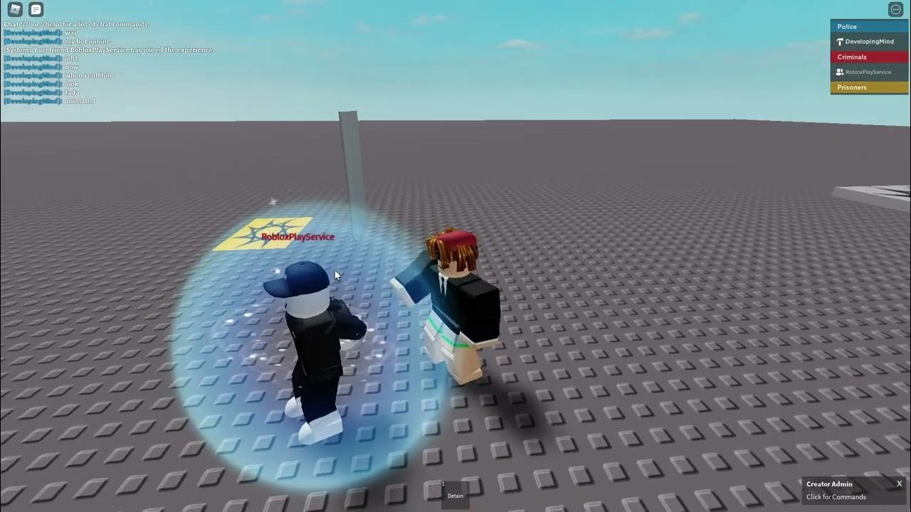ROBLOX Animating r15 handcuffs Arrest system YouTube