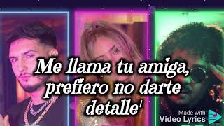 Omar montes, Ana Mena & Maffio ‐ Solo (Letra/Lyrics)