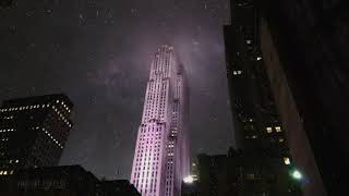 Snow in New York | Rockefeller Center | Air Tone Sound | For Sleep & Study