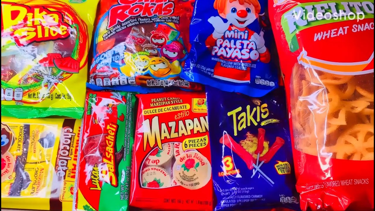 NEW Yummy Mexican Snacks Opening Takis Lollipops Chocolate Marshmallow