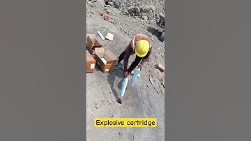 explosive cartridge part-2 #mining #blasting #drilling #miners #engineering #viral #views #shorts