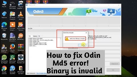 md5 error Binary is Invalid Samsung File M Probleb Solution in hindi