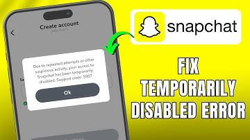 How to Fix Snapchat Temporarily Disabled (2025 Fix)