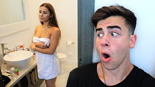 Staying In My Girlfriend's House Overnight And She Had NO Idea.. - Challenge
