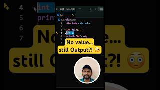 I Never Assigned a Value… Then This Happened 😳 #coding #cprogramming #programming #viralshorts