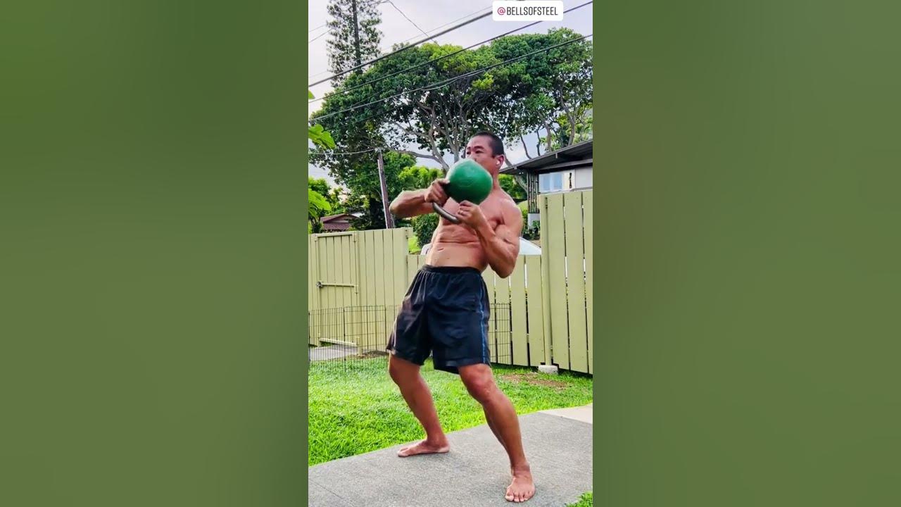 24 kg./53 lbs. Kettlebell Oblique Orbit 2X SPEED age 53, July 10