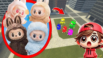 My drone CATCHES LABUBU TOY in REAL LIFE in Garry