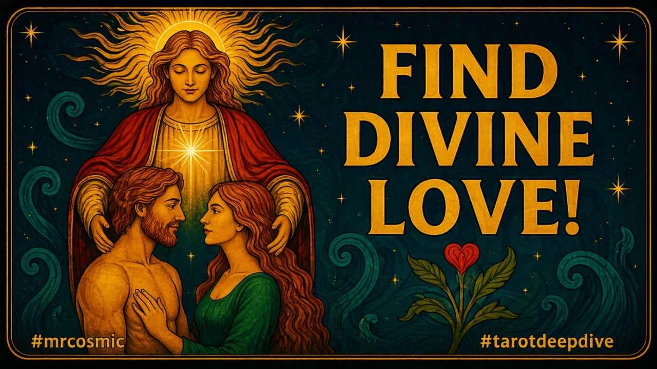 The Lovers Card: Polarity, Truth & Cosmic Union 💕 #mrcosmic #tarotdeepdive #learntarot #lovetarot thumbnail