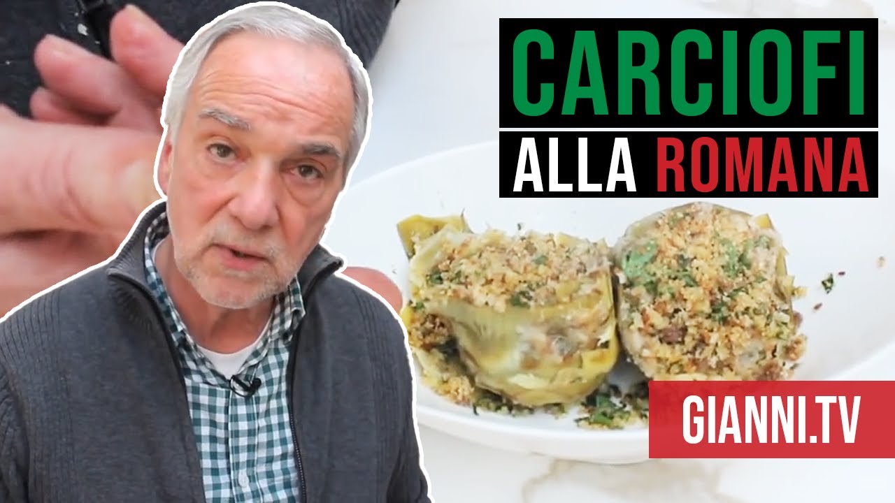 Roman style artichokes: Carciofi alla Romana, Italian Recipe - Gianni
