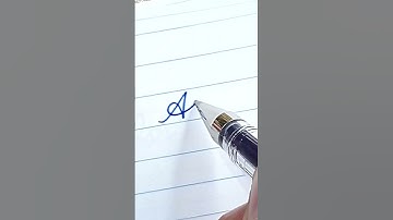 Ariv - Beautiful name in Cursive writing | Cursive writing for beginners | #shorts