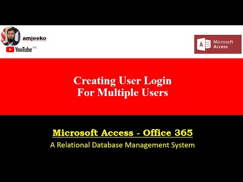 Multi Users Login Form (MS Access)