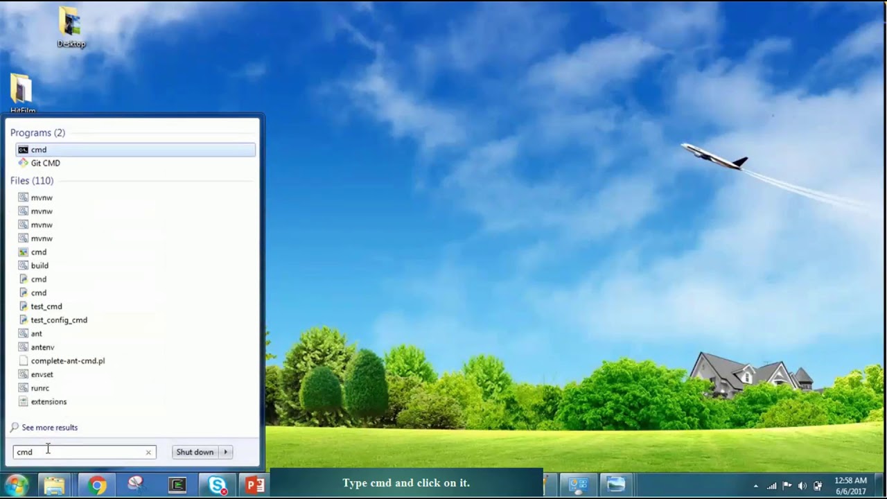 Change background color of command prompt -cmd background