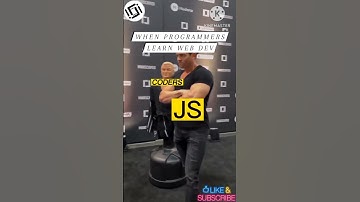 When Programmers Learn Web Development😂😂  Meme | Dev Area #shorts