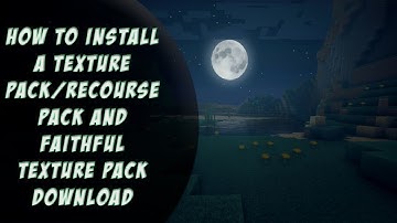 HOW TO INSTALL RESOURCE PACK/TEXTURE PACKS FOR MINECRAFT 1.7.2 EASY/FAITHFUL 64x64 DOWNLOAD TUTORIAL