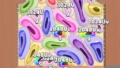 Satisfying and relaxing ASMR Mobile Games - Blob Merge 3D