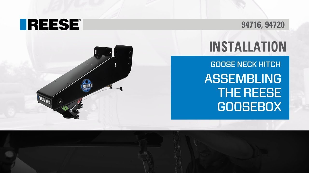 REESE® Goose Box™ Installation How to Install Goose Box™ 5th Wheel Pin