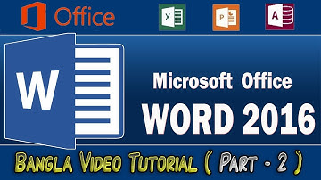 Ms Word 2016 Home Menu Bangla Tutorial Part–2