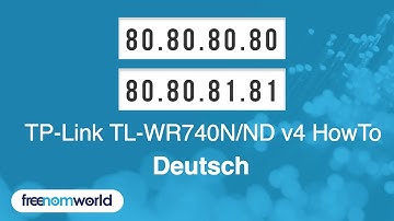 Freenom World TP-Link TL-WR740N/ND v4 HowTo (German)