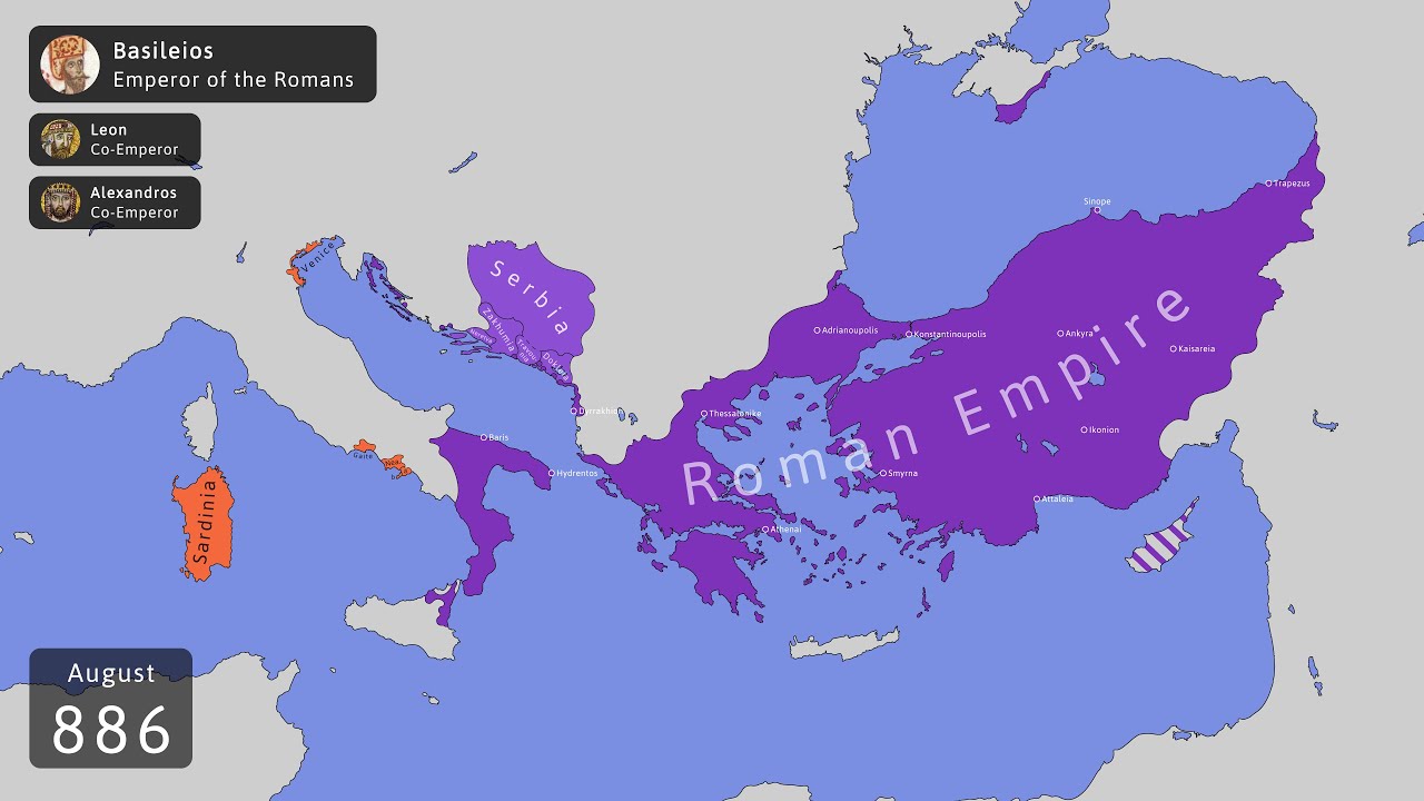 Byzantine Empire: Every Month | The Reign of Basil the Macedonian (867-886)