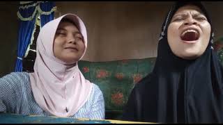 challenge bunga pengantin yang viral di Tik tok cover Nurul hidayah dan Dilla