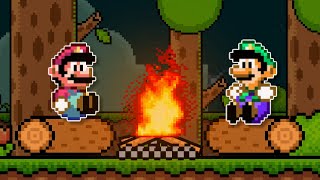 Mario and Luigi Go Camping