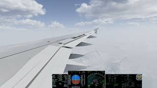 Toliss 320 CEO, speedbrake rumble, wingview