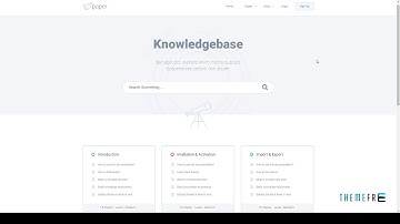 Paper - knowledge base Bootstrap4 HTML Template        Kingston Sinji