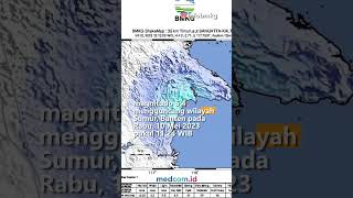 Gempa Magnitudo 54 Guncang Banten Dengan Kedalaman 10 Km