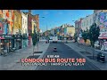 Discover London from a Double Decker Bus: London Bus Route 168 from Camberwell to Hampstead 🚌