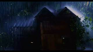 Meditation Rainfall Sounds and Heavy Thunderstorm on Tin Roof - ASMR Rain Ambience for Deep Sleep